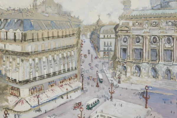 La place de l'Opéra - Max JACOB (Quimper 1876 - Drancy 1944)