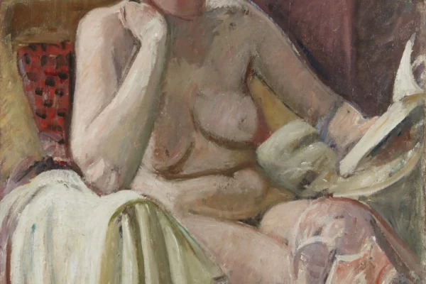 Le modèle lisant, circa 1907 - Jean PUY (Roanne 1876 - 1960)