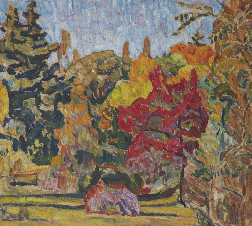 Bois d’automne, 1916-17 - Abraham MANIEVICH Mstsislaw 1881 - New- York Bronx 1942)