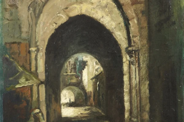 Rue de Jerusalem, 1931 - Emile BAES (1879 - 1954)