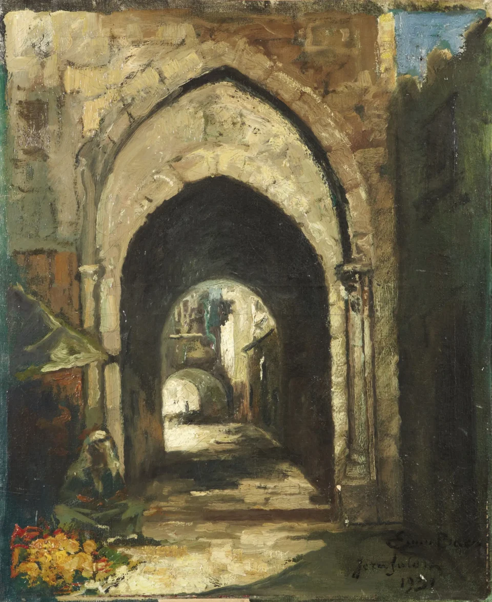 Rue de Jerusalem, 1931 - Emile BAES (1879 - 1954)