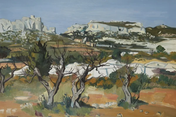 Les Baux de Provence, 1957 - Yves BRAYER (Versailles 1907- Paris 1990)