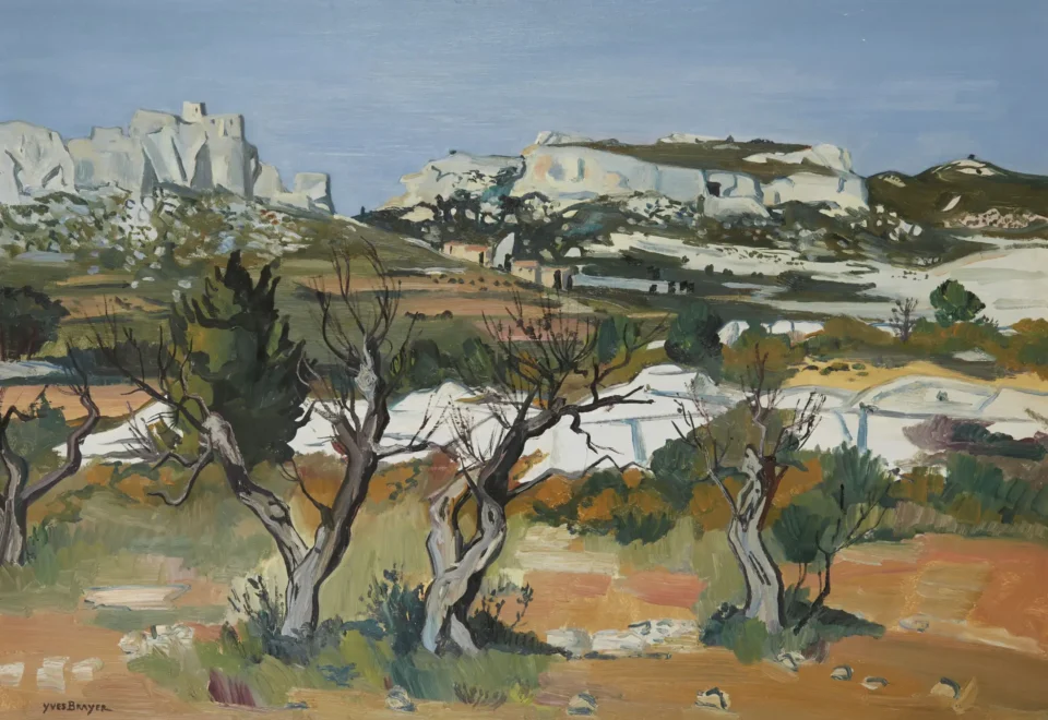 Les Baux de Provence, 1957 - Yves BRAYER (Versailles 1907- Paris 1990)