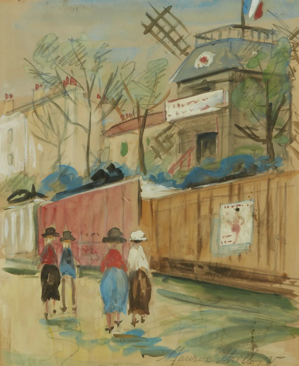 Moulin de la Galette - Maurice UTRILLO (Paris 1883-Dax 1955)