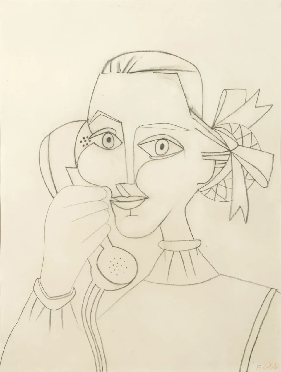 Femme au téléphone, 1952 - Françoise GILOT (Paris 1921)