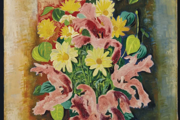 Bouquet de fleurs, circa 1935-39 - Moise KISLING (Cracovie 1891- Sanary sur mer 1953)